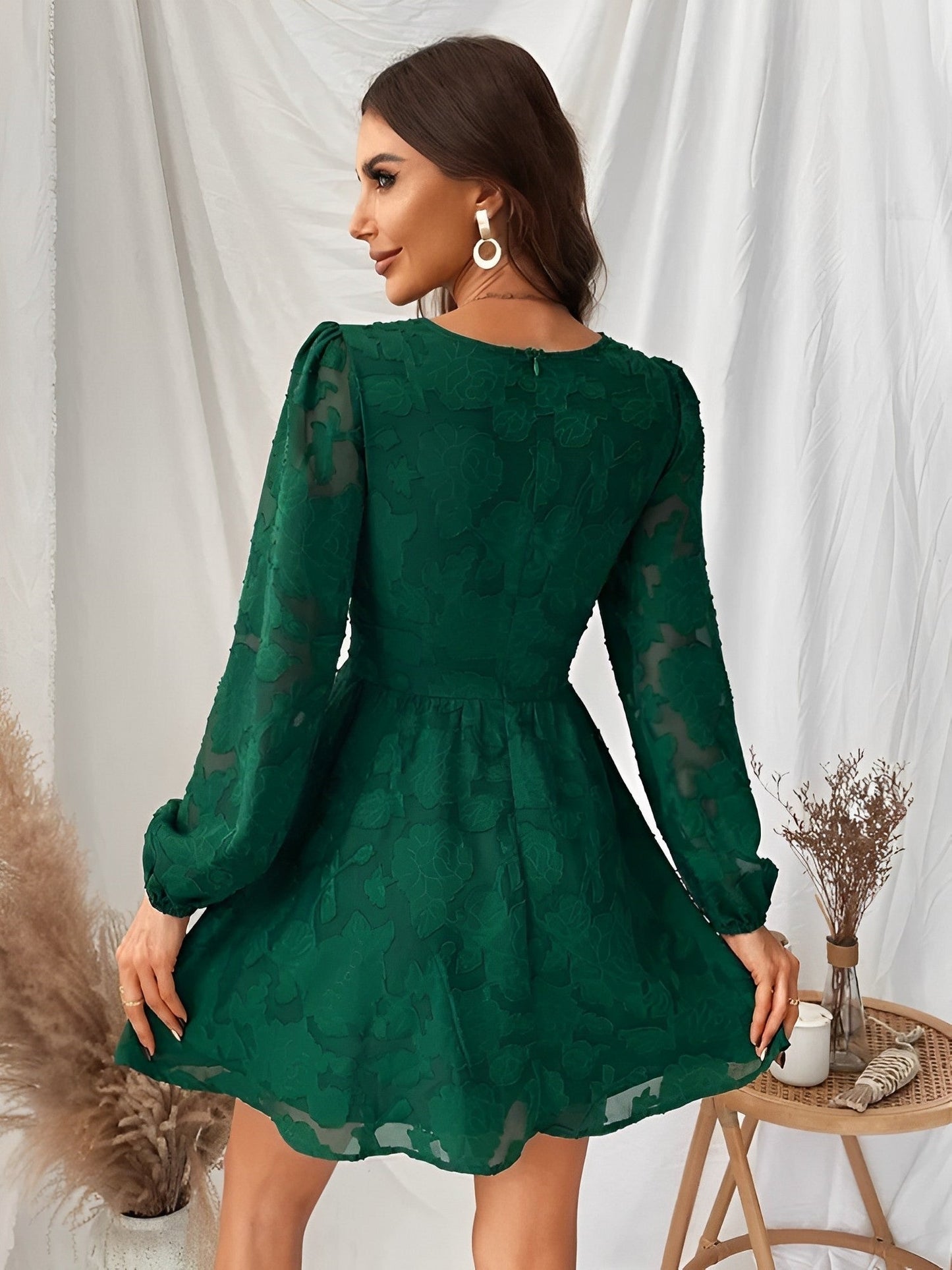 LP | un mini abito versatile per le occasioni speciali in verde