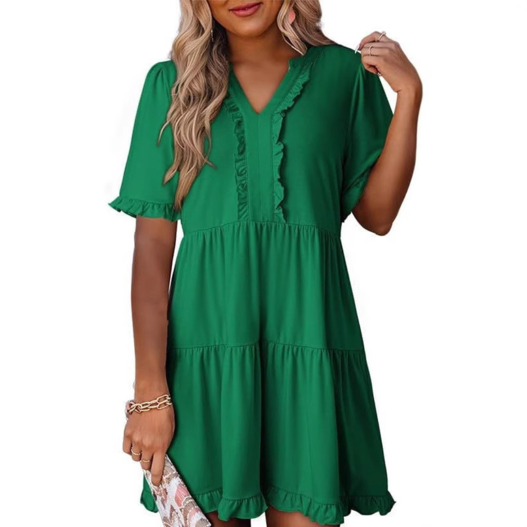 LP | Mini abito casual con scollo a V