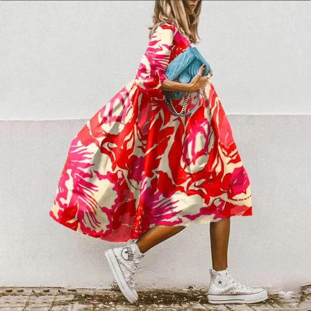 LP | Abito midi floreale