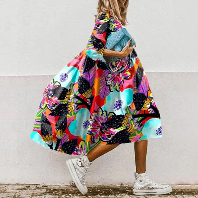 LP | Abito midi floreale