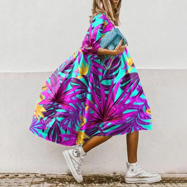 LP | Abito midi floreale