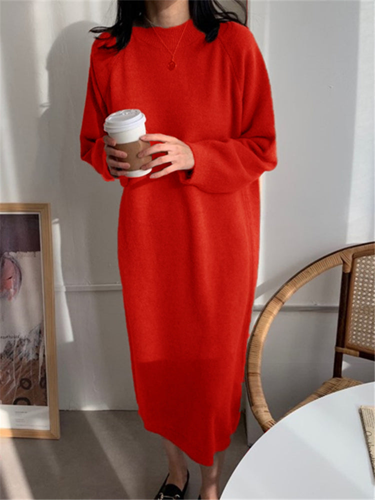 LP | Accogliente abito midi in maglia