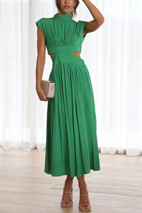 LP | Abito midi con cut-out e tasche