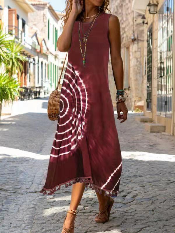 LP | Abito midi senza maniche casual ed elegante per l'estate