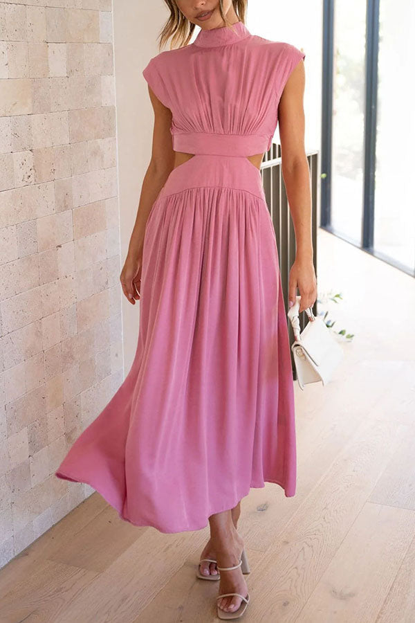 LP | Abito midi con cut-out e tasche