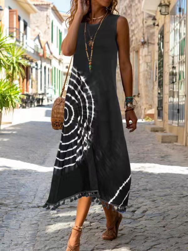 LP | Abito midi senza maniche casual ed elegante per l'estate
