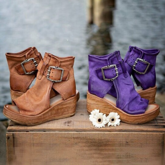 LP | Sandali con zeppa Boho