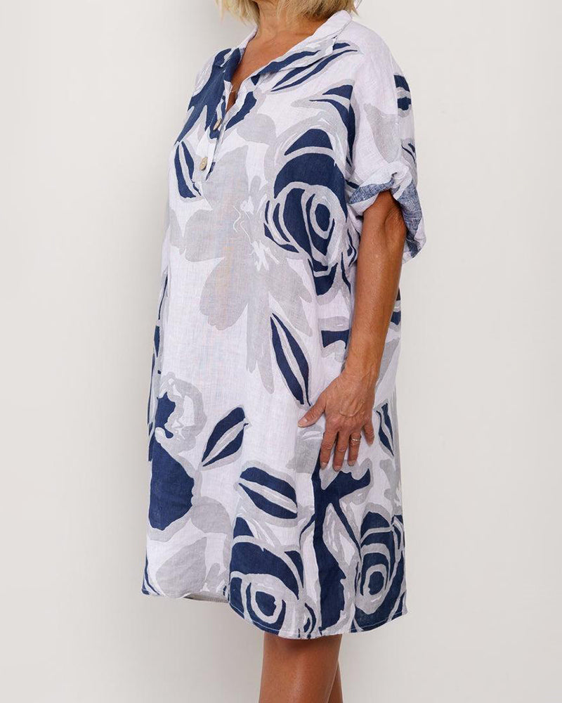 LP | Mini abito casual in cotone e lino