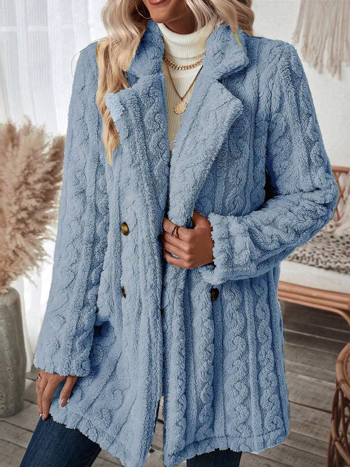 LP | Cappotto invernale doppiopetto in flanella