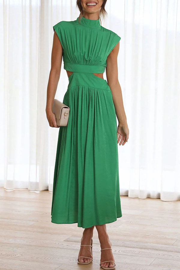 LP | Abito midi con cut-out e tasche