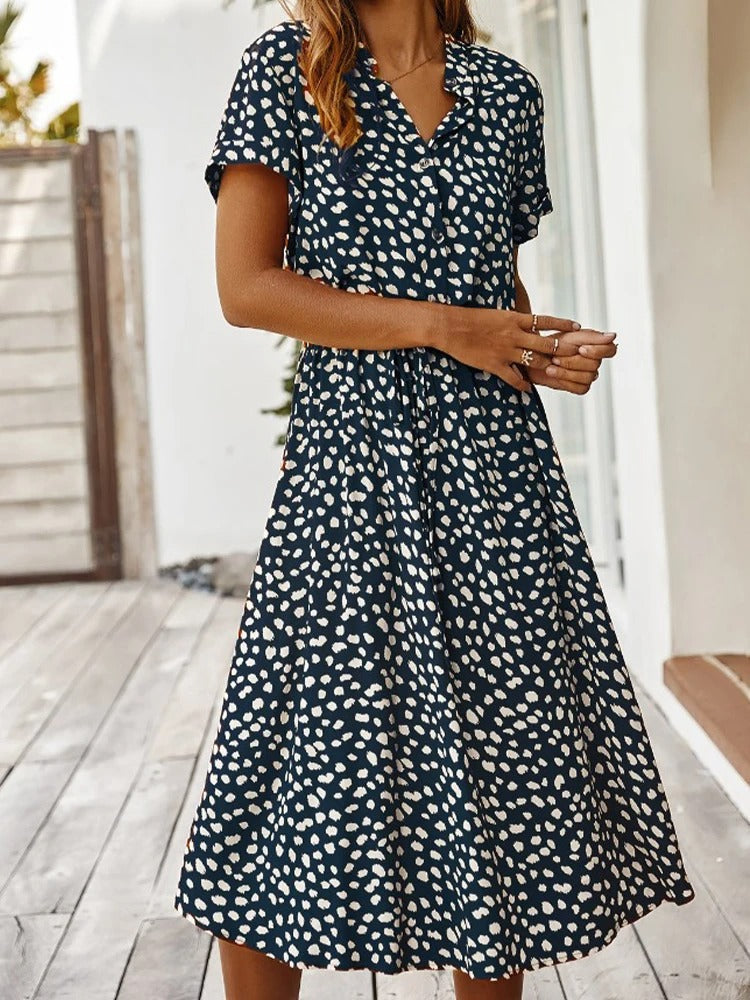 LP | abito midi da donna con cintura
