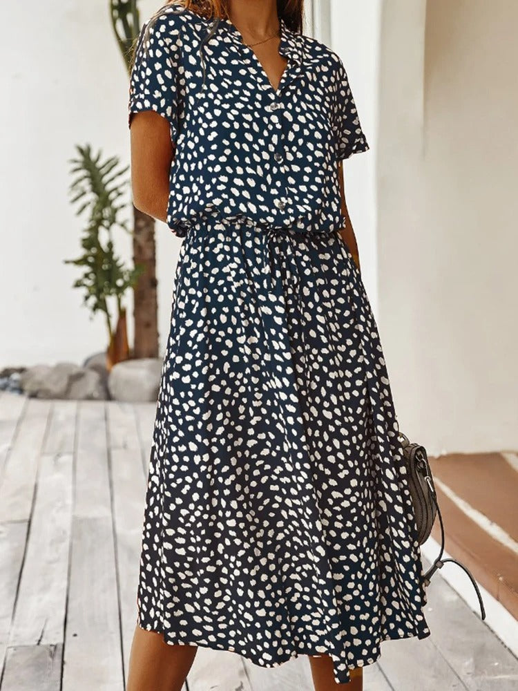 LP | abito midi da donna con cintura