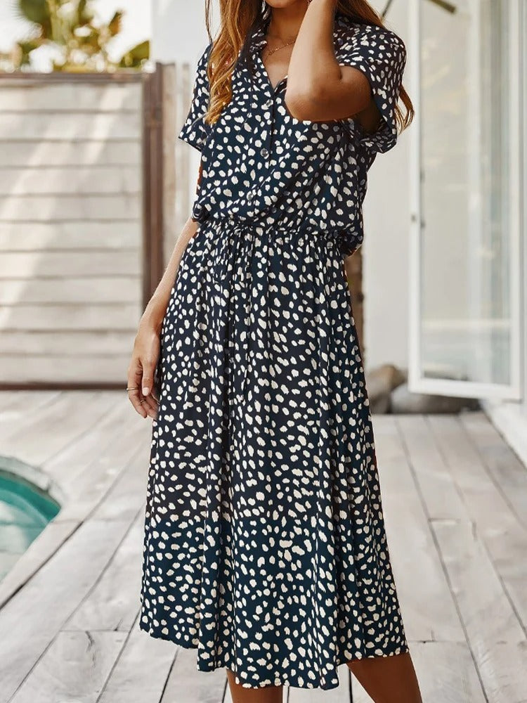 LP | abito midi da donna con cintura