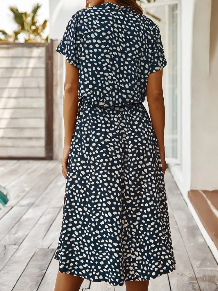 LP | abito midi da donna con cintura