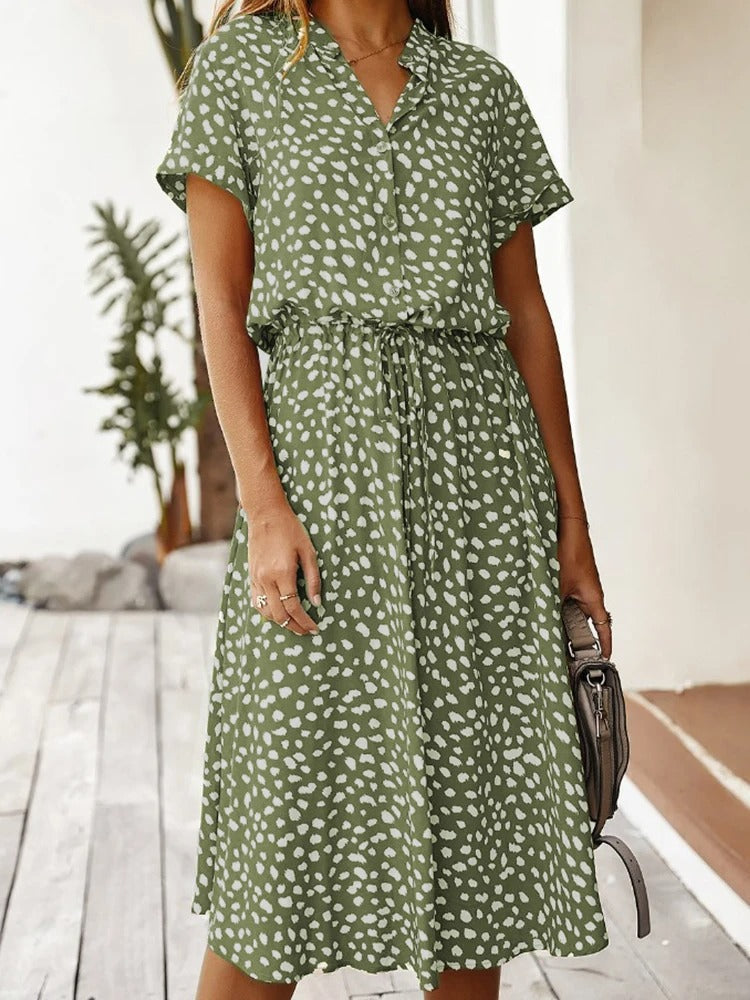LP | abito midi da donna con cintura