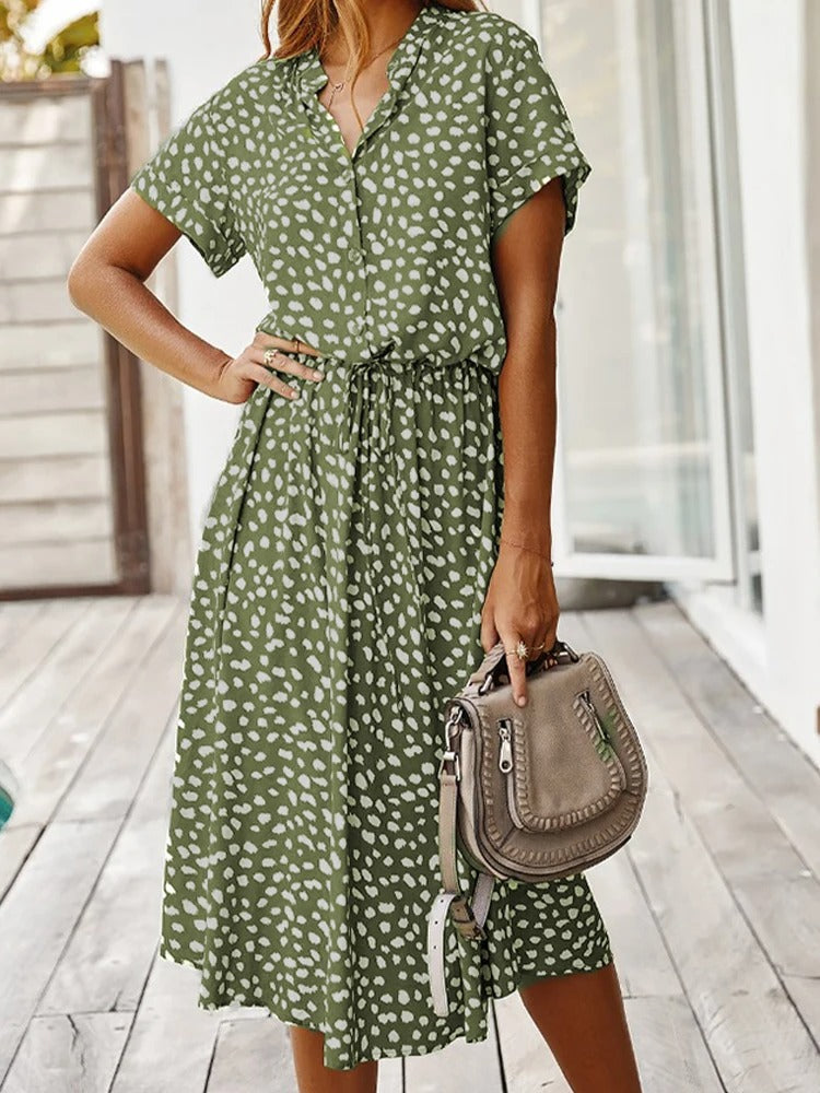 LP | abito midi da donna con cintura
