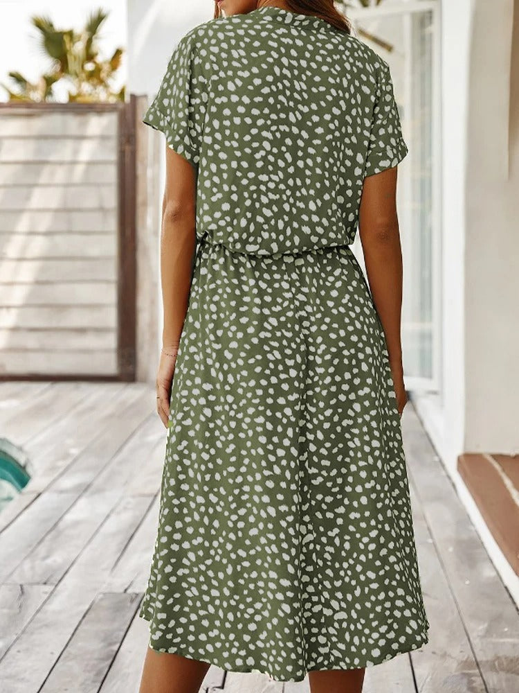 LP | abito midi da donna con cintura