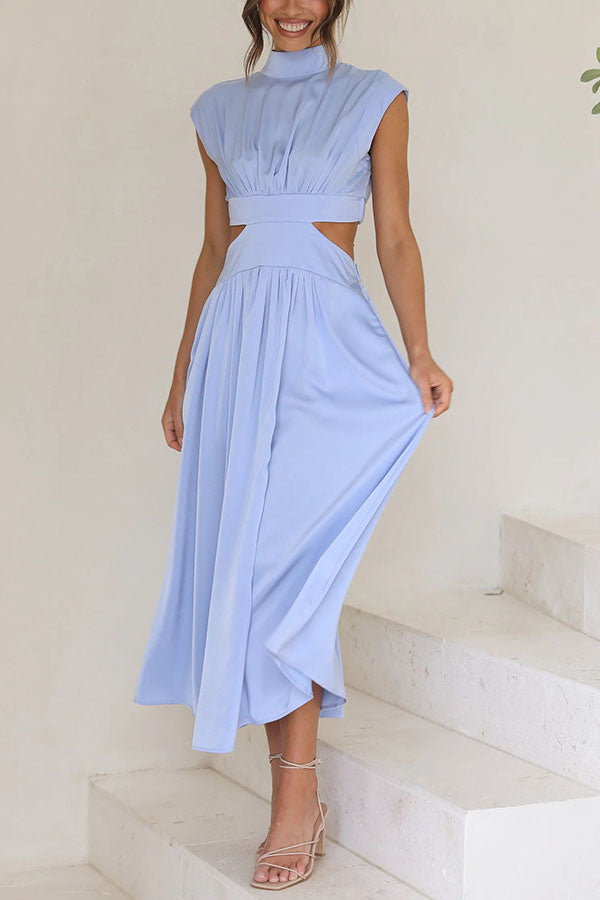 LP | Abito midi con cut-out e tasche