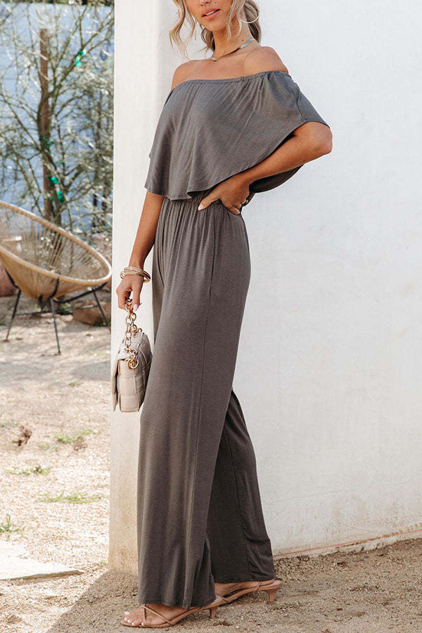 LP | Tuta monospalla moda off-the-shoulder