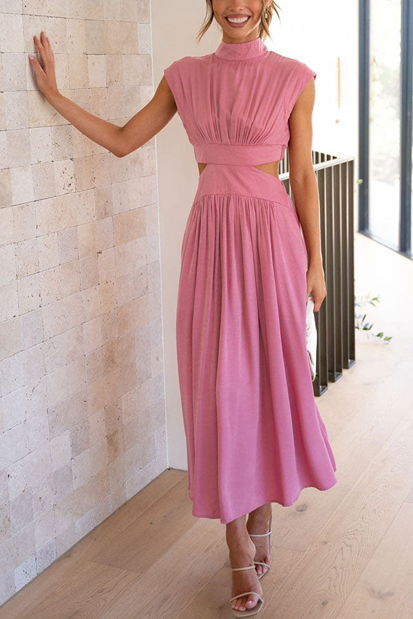 LP | Abito midi con cut-out e tasche