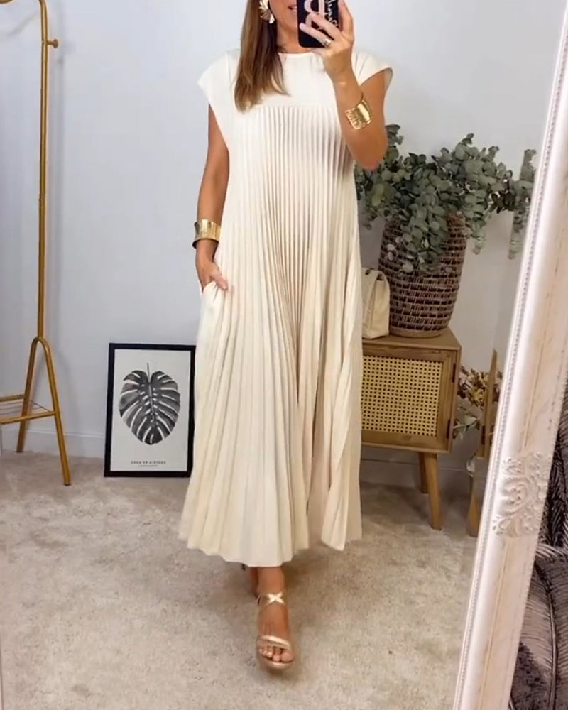 LP | Maxi abito elegante a pieghe