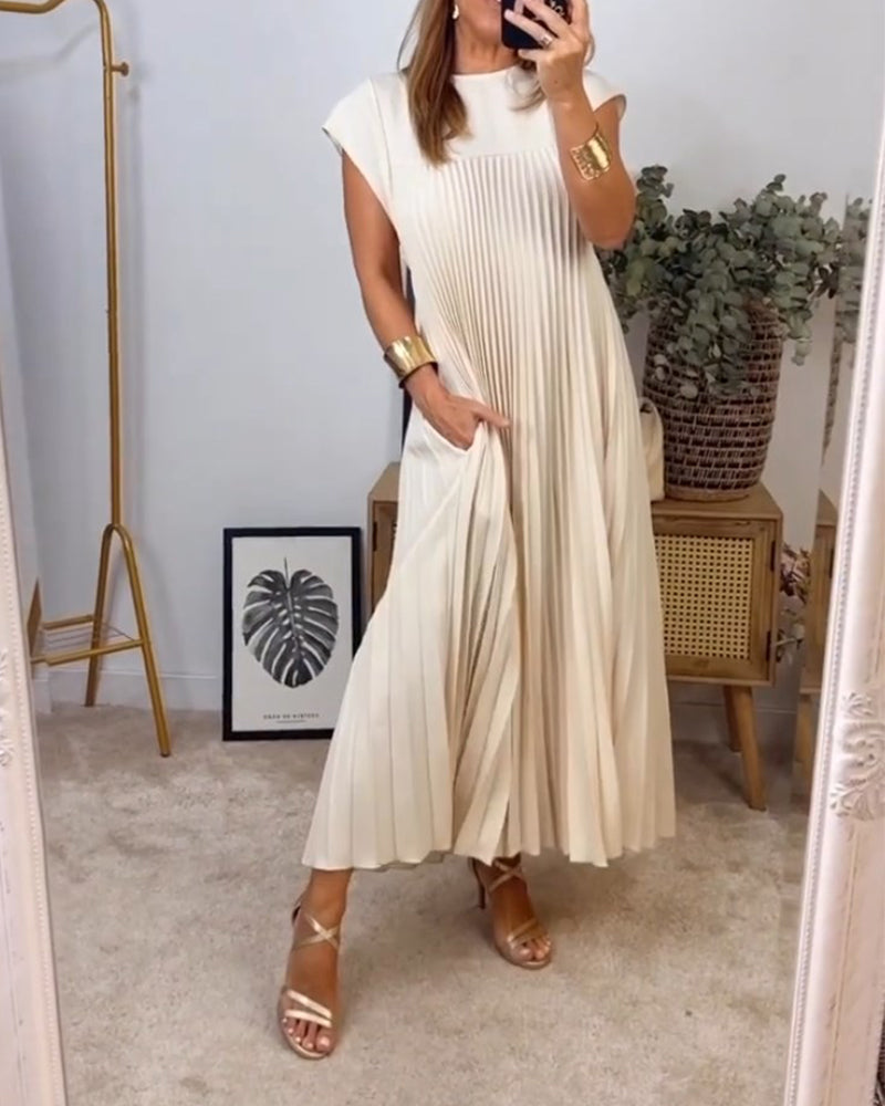 LP | Maxi abito elegante a pieghe