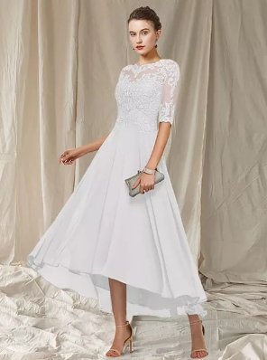 LP | Maxi abito da festa elegante con pizzo