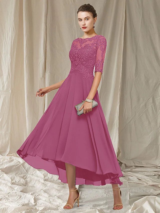 LP | Maxi abito da festa elegante con pizzo
