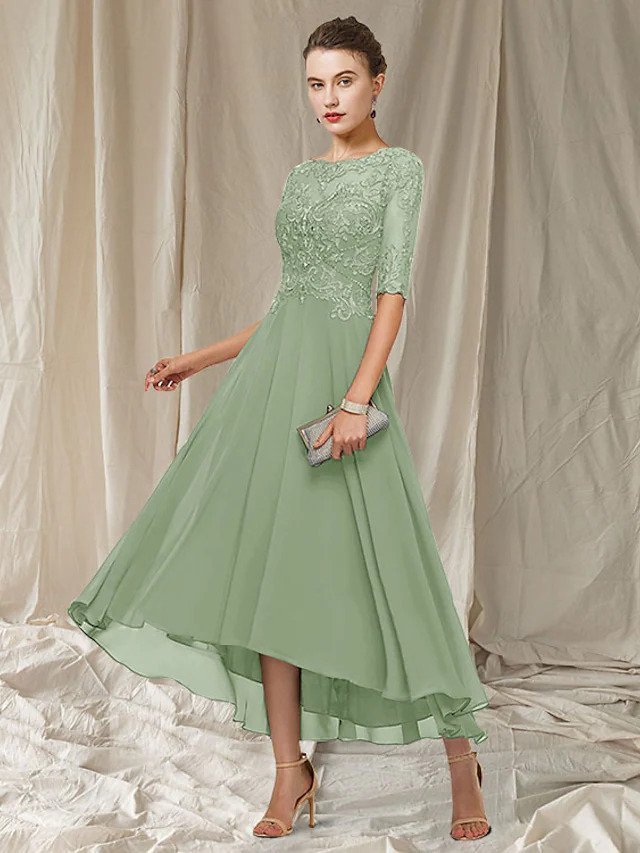 LP | Maxi abito da festa elegante con pizzo