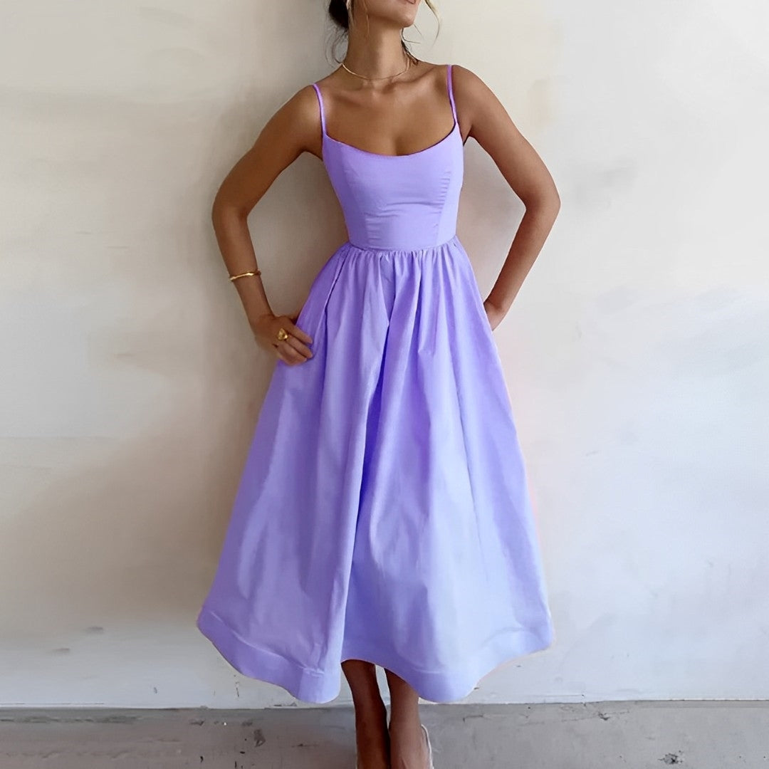 LP | Elegante abito midi estivo