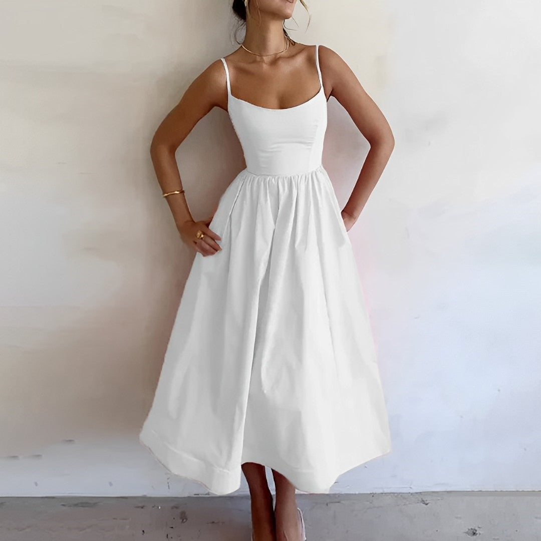 LP | Elegante abito midi estivo