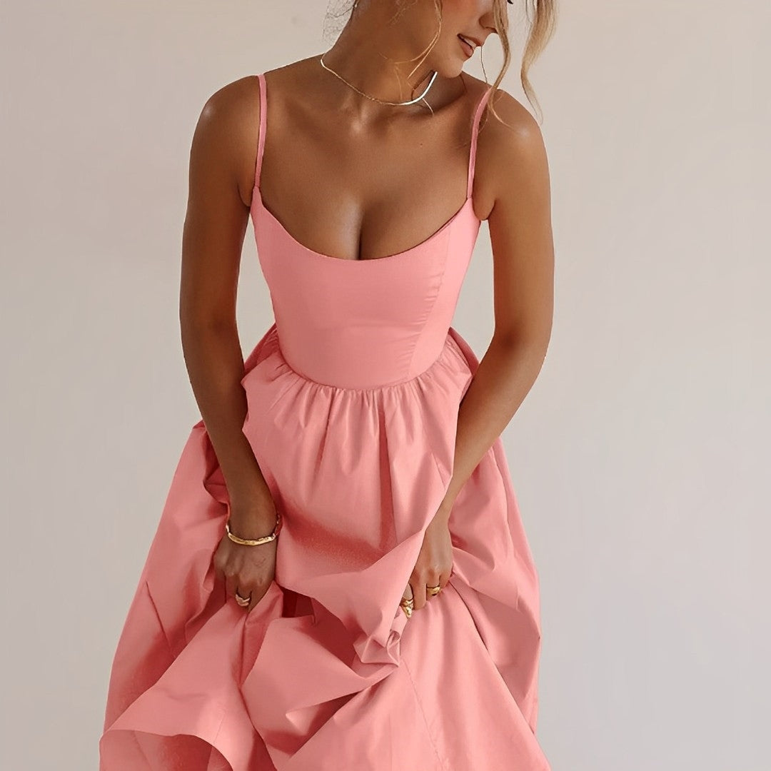 LP | Elegante abito midi estivo