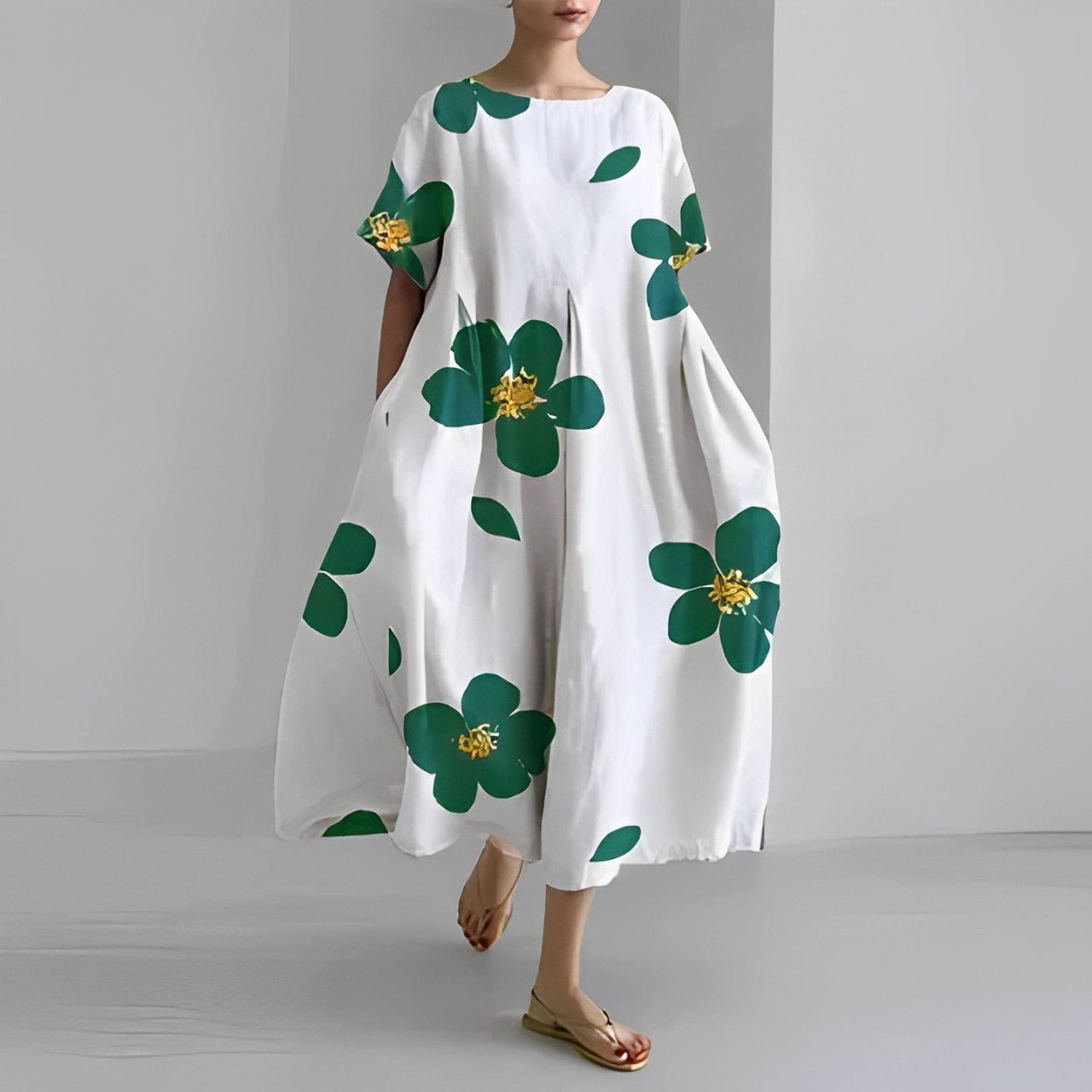 LP | Maxi abito estivo in stile boho con motivo floreale per le donne