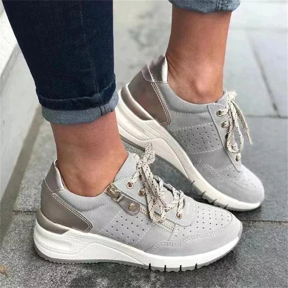 LP | - SCARPE DA GINNASTICA ORTOPEDICHE CON TACCO A ZEPPA