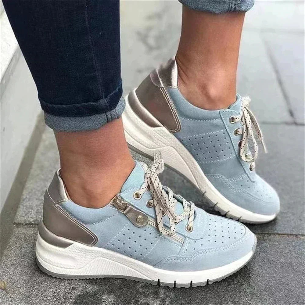 LP | - SCARPE DA GINNASTICA ORTOPEDICHE CON TACCO A ZEPPA