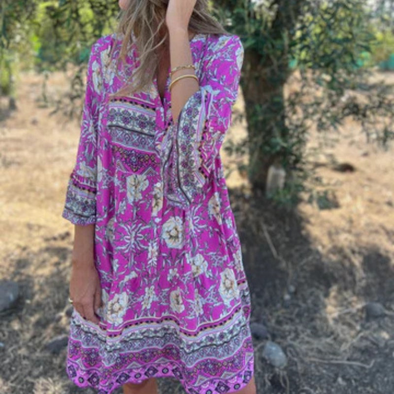 LP | Maxi abito floreale di lusso