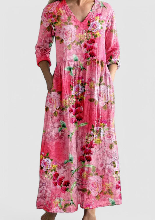 LP | Maxi abito orchidea