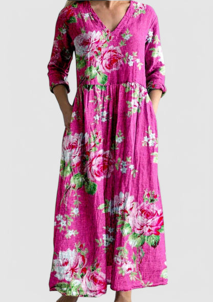 LP | Maxi abito orchidea
