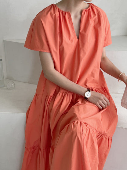 LP | Abito midi con balze