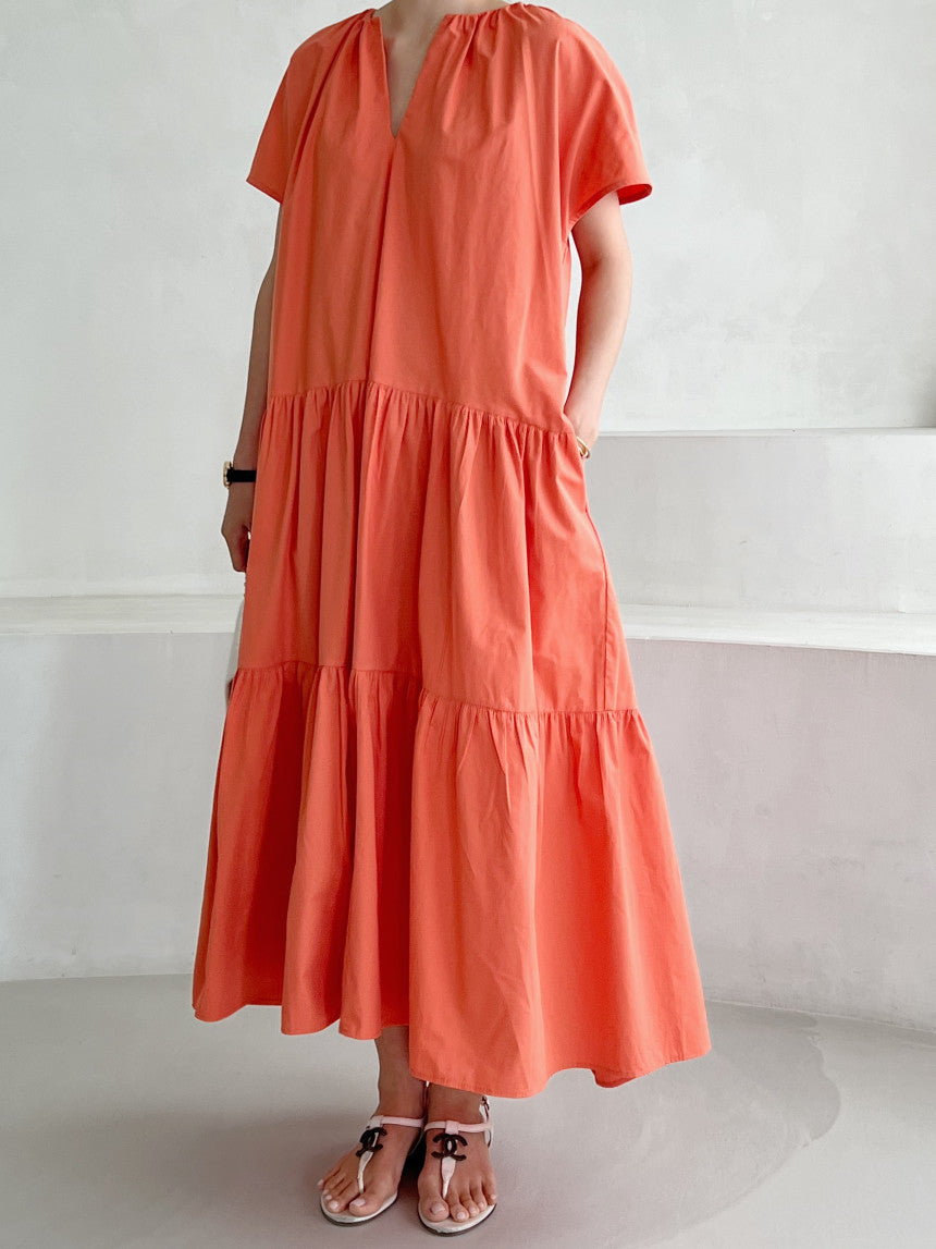 LP | Abito midi con balze