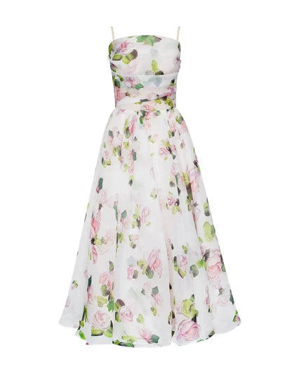 LP | Elegante abito midi da donna con vestibilità strutturata