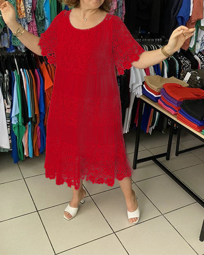 LP | Abito midi in pizzo senza tempo