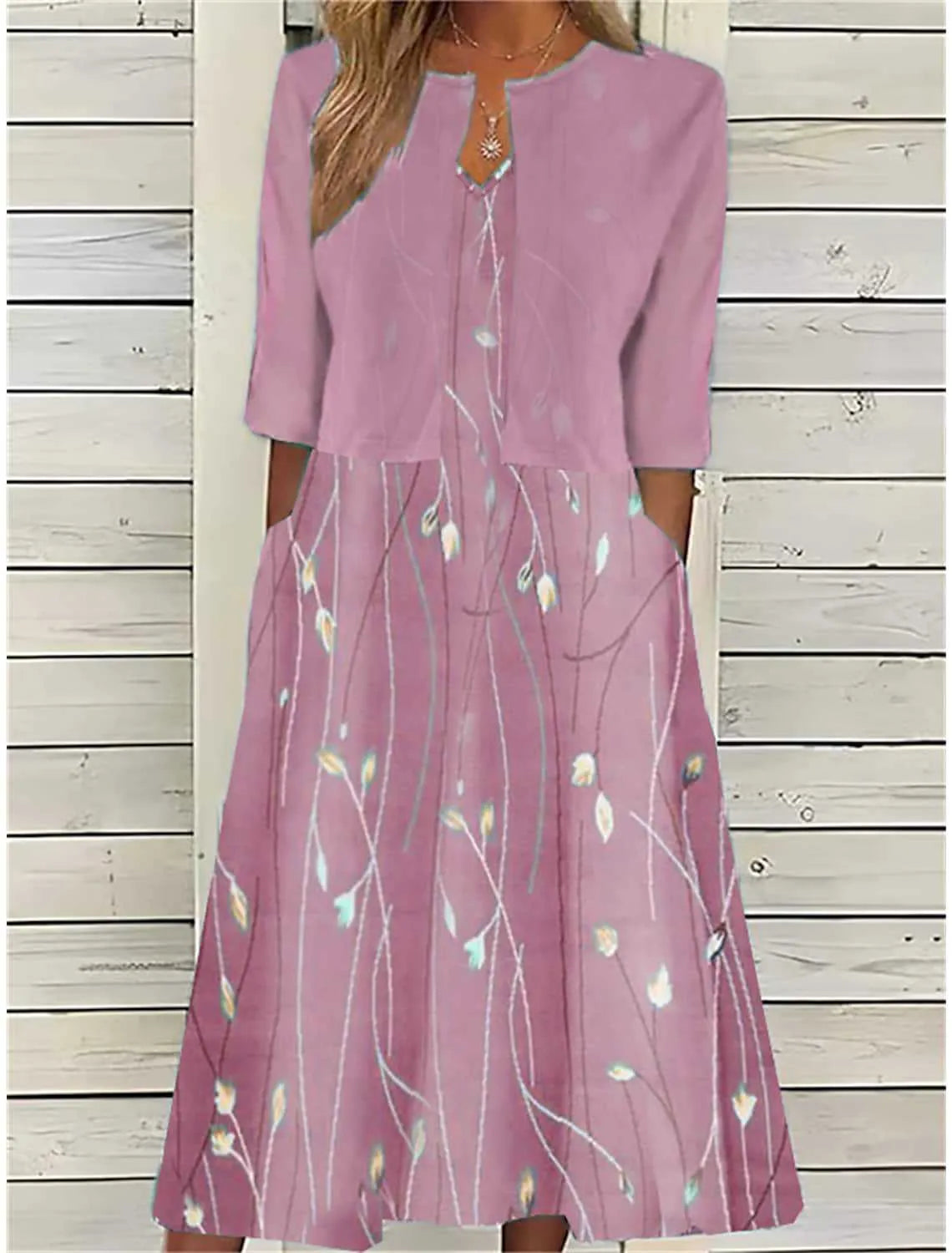 LP | Fiori Abito midi a due pezzi