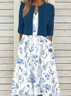LP | Fiori Abito midi a due pezzi