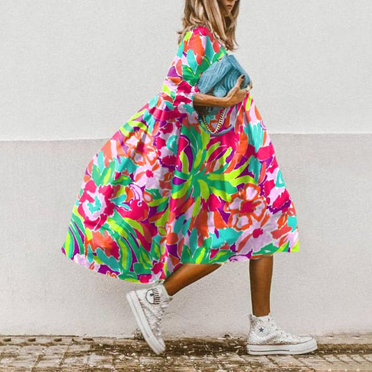 LP | Abito midi floreale