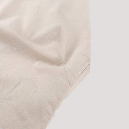 LP | Donna in lino con scollo mini abito estivo