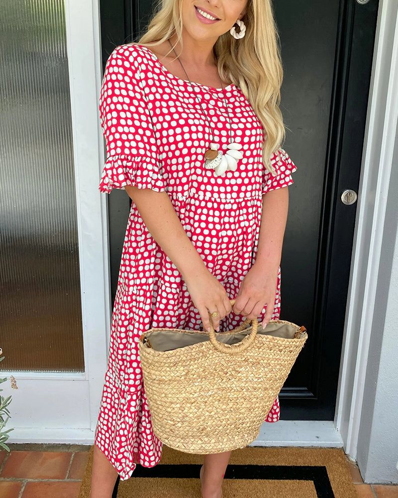 LP | Leslie | Vestito midi a pois