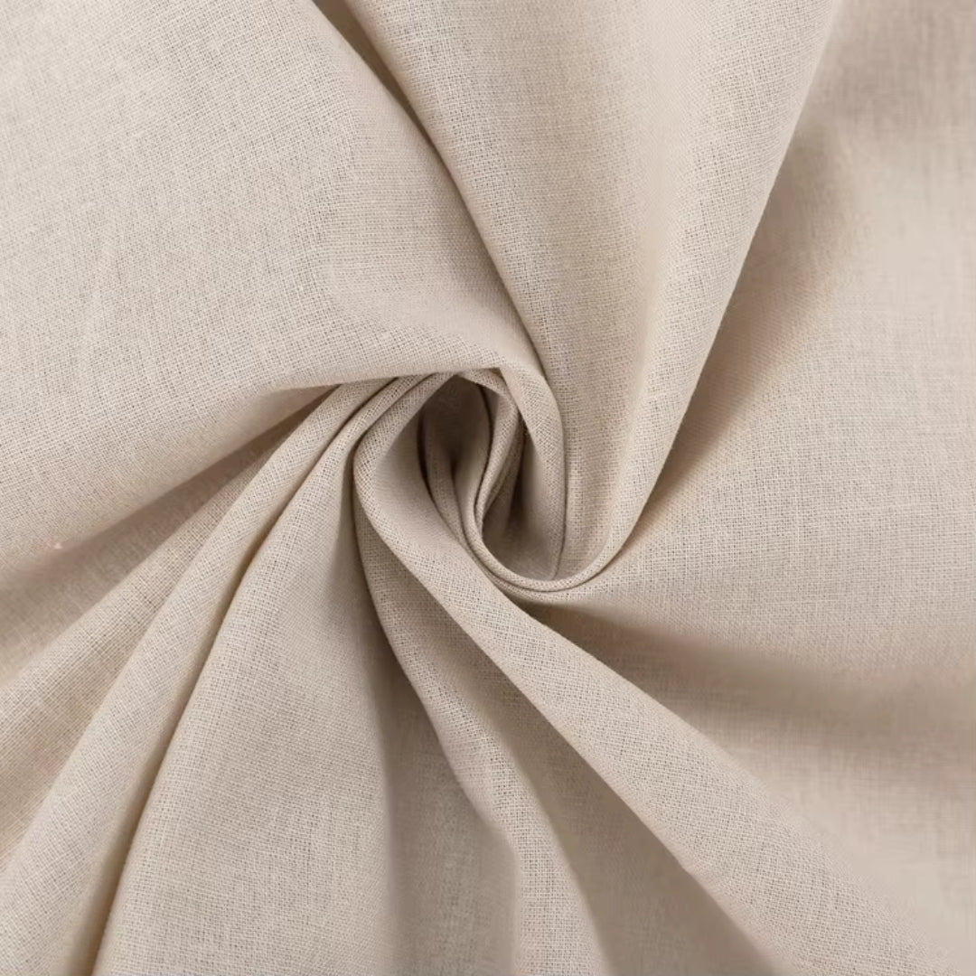 LP | Donna in lino con scollo mini abito estivo
