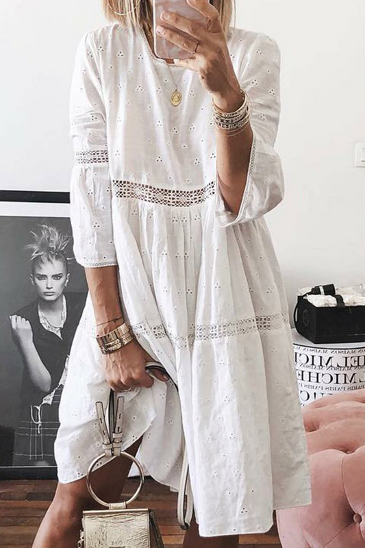 LP | Abito midi in pizzo