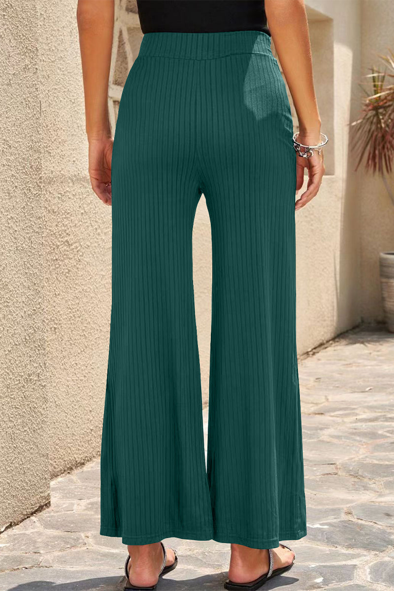LP | Pantaloni casual a vita media dritti a tinta unita (6 colori)